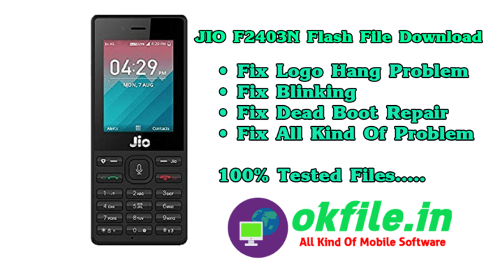 JIO F2403N Flash File 