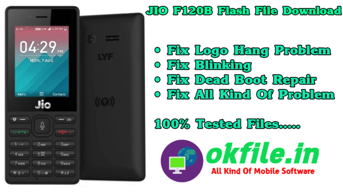 Jio F120B Flash File download