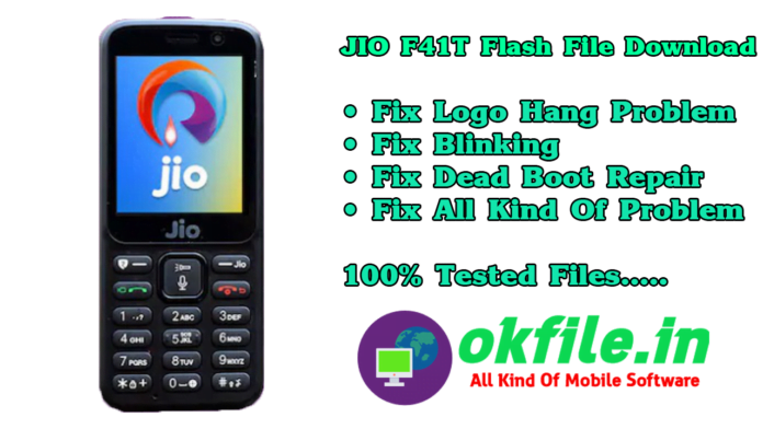 Jio F41T Flash File