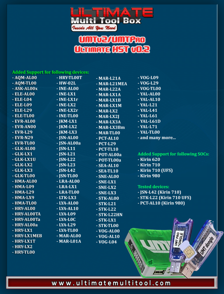 UMTv2 / UMTPro UltimateHST v0.2