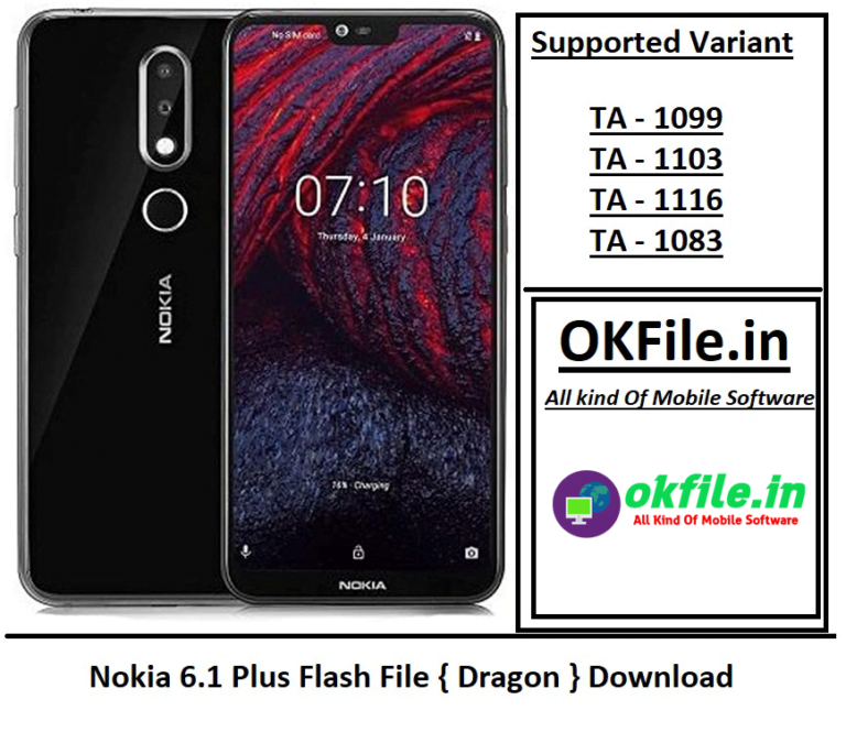 Nokia 6.1 Plus Flash File {Dragon} Download