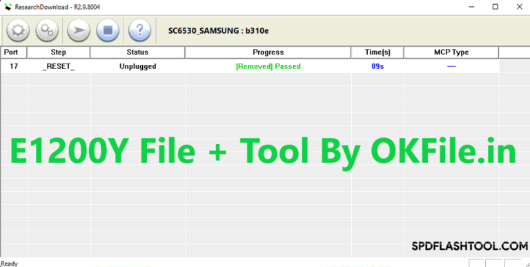 Samsung E1200Y Flash File + Tool Download With OKFile