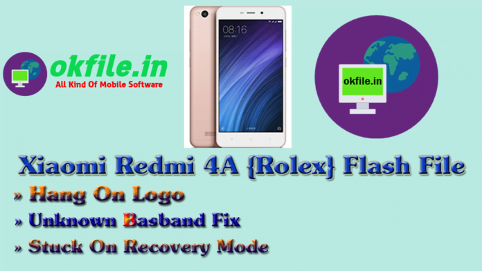 Xiaomi Redmi 4A {Rolex} Flash File (Stock Rom) Download