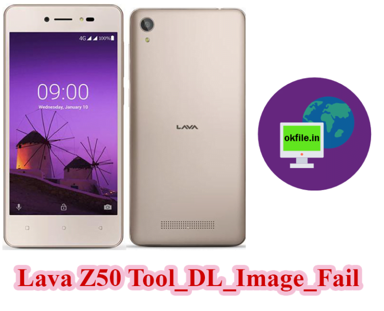 Lava Z50 Tool_DL_Image Error Fix File