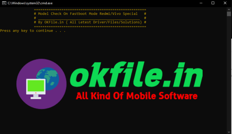 Vivo-Xiaomi Model Check (Fastboot Mode)