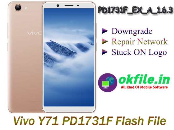 Vivo Y71 Flash File PD1731F_EX_A_1.6.3