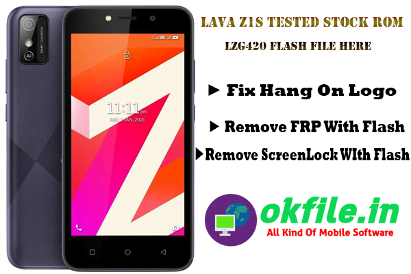Lava Z1s Lava LZG402 Tested Flash File Stock Rom Download