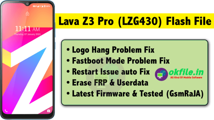 Lava Z3 Pro Flash File By OKfile.in