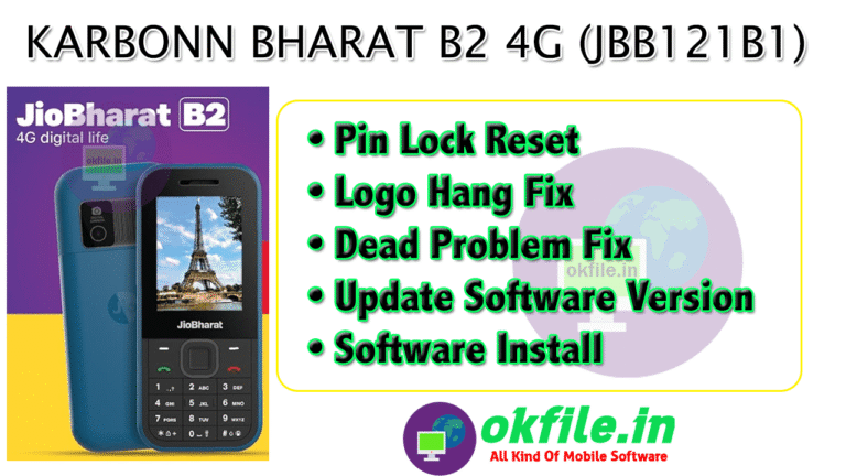 Jio Bharat B2 4G JBB121B1 Flash File With OKFile.in